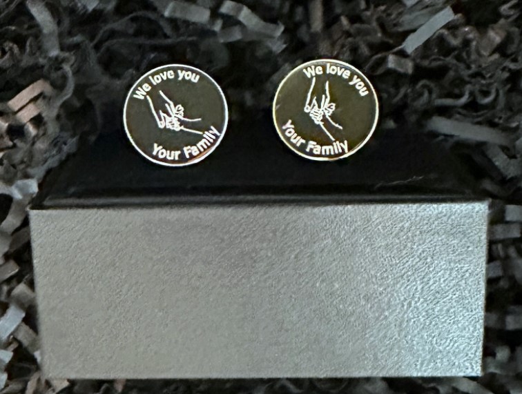 custom cufflinks family gift